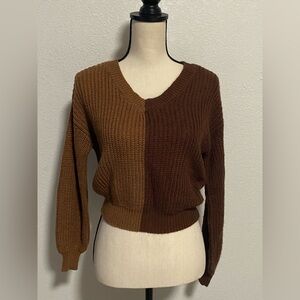 No Boundaries Juniors' Colorblocked Sweater